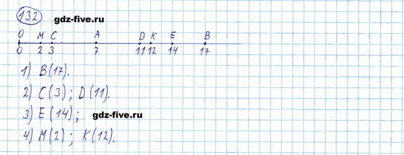 ГДЗ по математике 5 класс Мерзляк задание №132