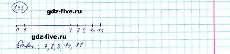 ГДЗ по математике 5 класс Мерзляк задание №192