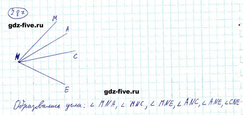 ГДЗ по математике 5 класс Мерзляк задание №287