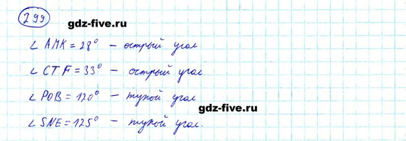 ГДЗ по математике 5 класс Мерзляк задание №299