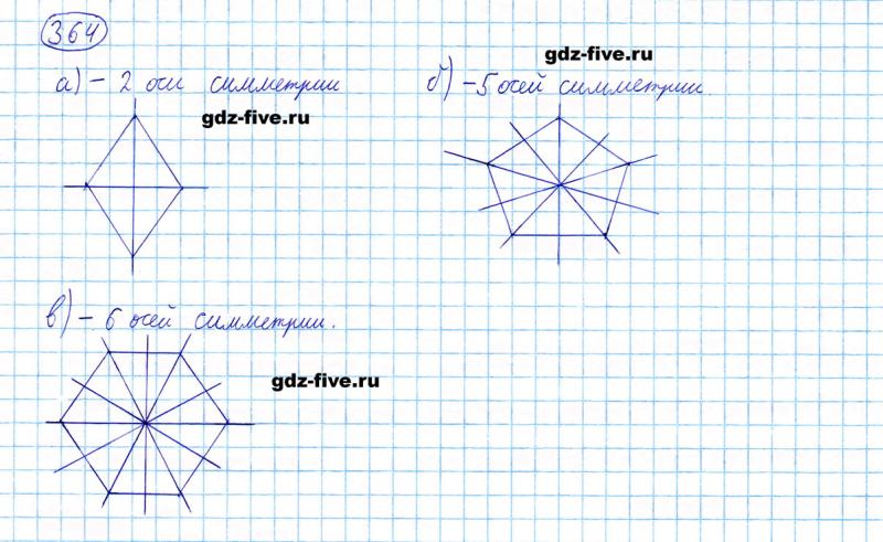 ГДЗ по математике 5 класс Мерзляк задание №364