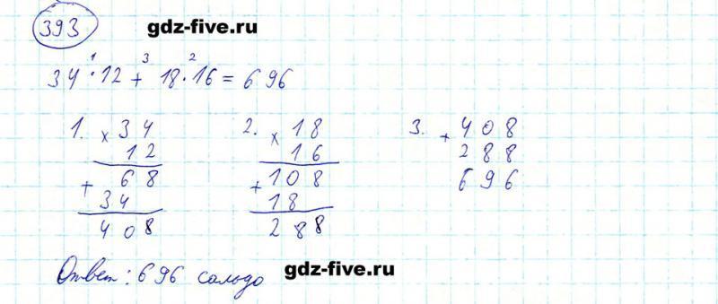 ГДЗ по математике 5 класс Мерзляк задание №393