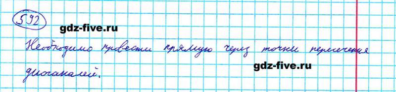 ГДЗ по математике 5 класс Мерзляк задание №592