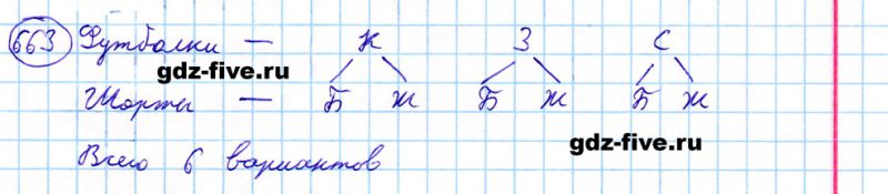 ГДЗ по математике 5 класс Мерзляк задание №663