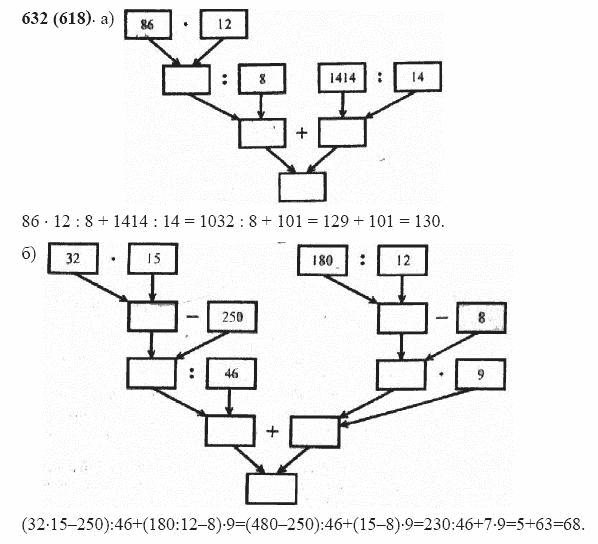 ГДЗ по математике 5 класс Виленкин, Жохов задание №632