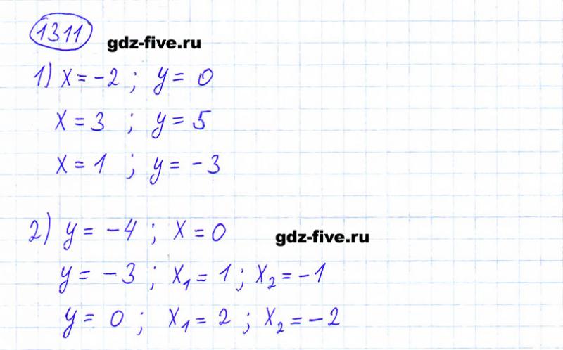 ГДЗ по математике 6 класс Мерзляк задание №1311