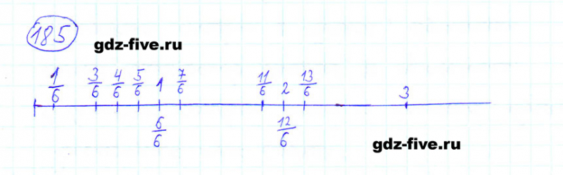 ГДЗ по математике 6 класс Мерзляк задание №185