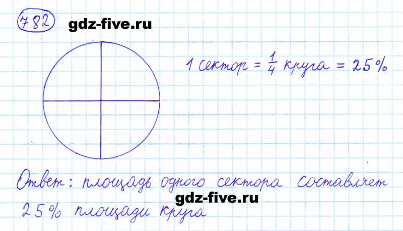 ГДЗ по математике 6 класс Мерзляк задание №782