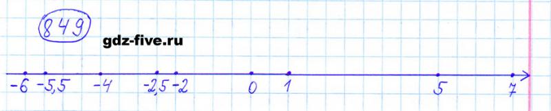 ГДЗ по математике 6 класс Мерзляк задание №849