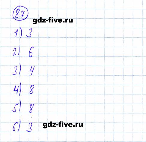 ГДЗ по математике 6 класс Мерзляк задание №87