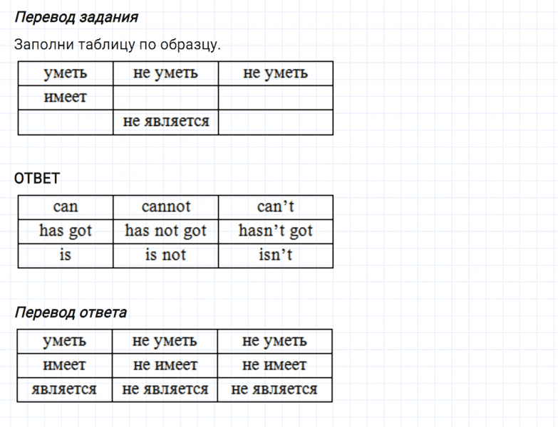ГДЗ по английскому языку 2 класс Биболетова, Денисенко Рабочая тетрадь задание №2 lesson 44
