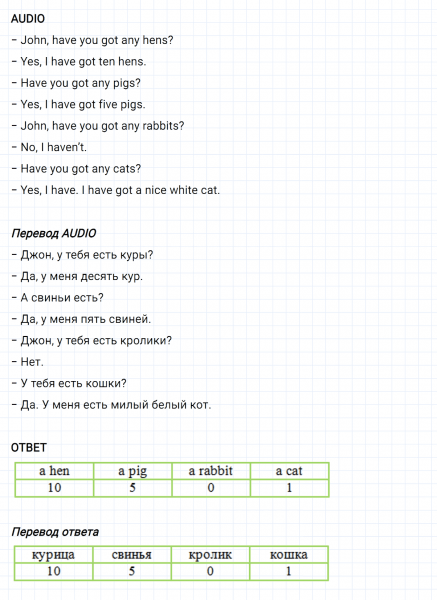ГДЗ по английскому языку 2 класс Биболетова, Денисенко задание №2 lesson 31