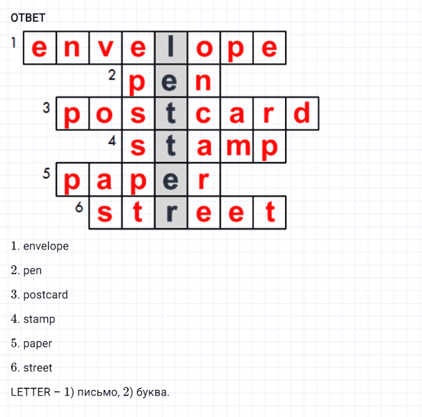 ГДЗ по английскому языку 3 класс Биболетова, Денисенко Рабочая тетрадь задание №1 lesson 42