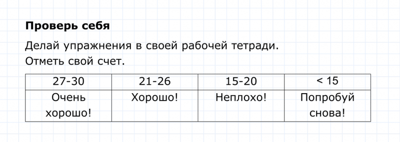 ГДЗ по английскому языку 4 класс Биболетова, Денисенко Unit 2 Test yourself