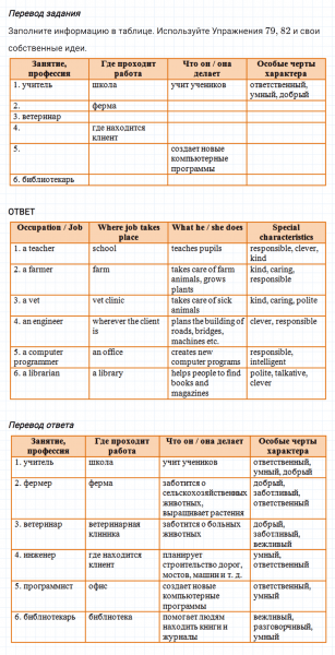ГДЗ по английскому языку 5 класс Биболетова, Денисенко Unit 4 задание №84