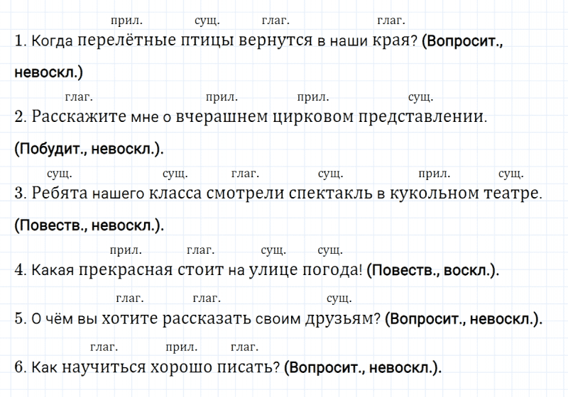 ГДЗ по русскому языку 4 класс Климанова, Бабушкина часть 1 упражнение №90