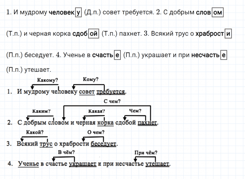 ГДЗ по русскому языку 4 класс Климанова, Бабушкина Рабочая тетрадь часть 1 упражнение №81