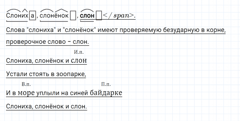 ГДЗ по русскому языку 4 класс Климанова, Бабушкина Рабочая тетрадь часть 1 упражнение №97