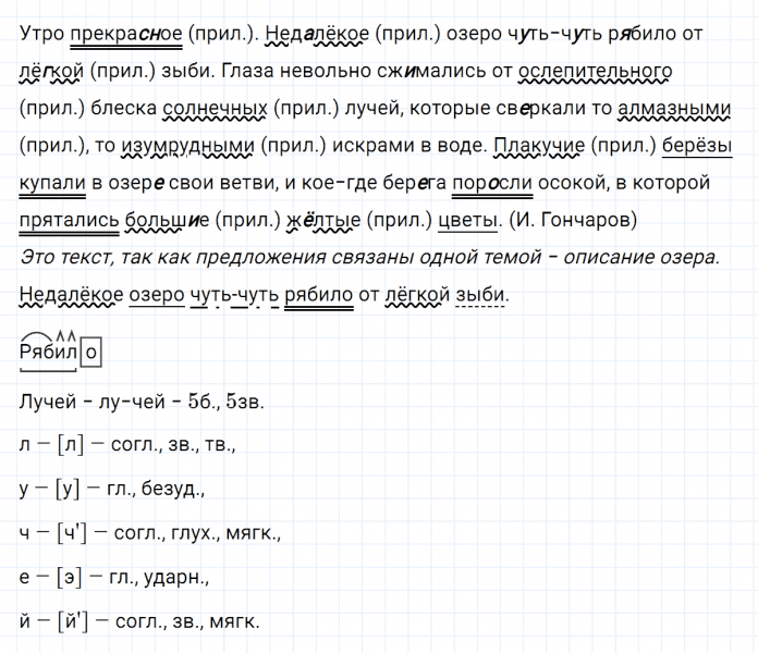 ГДЗ по русскому языку 5 класс Ладыженская, Баранов упражнение №719