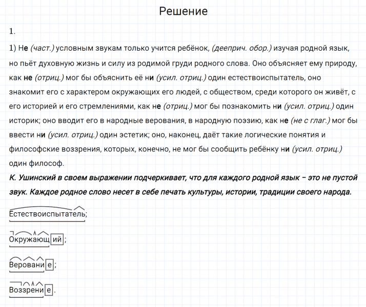 ГДЗ по русскому языку 7 класс Разумовская, Львова, Капинос упражнение 521