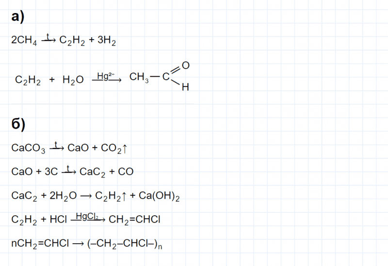 ГДЗ по химии 10 класс Габриелян задание №4 параграф 6 Дрофа