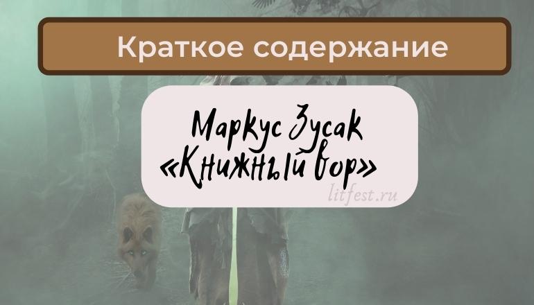 Краткое содержание романа «Книжный вор» М. Зусак