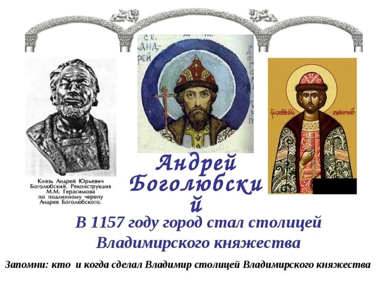 Андрей Боголюбский — краткая биография и характеристика правления