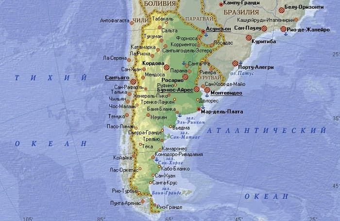 Аргентина — экономико-географическое положение и общая характеристика страны