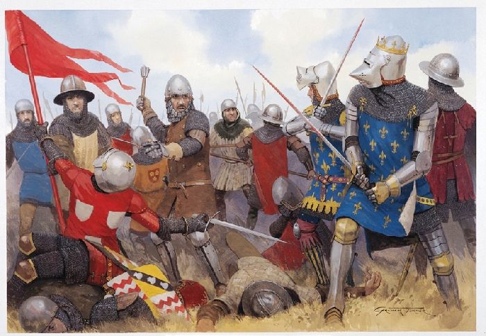 Битвы Столетней войны – основные сражения в хронологическом порядке, таблица кратко о сражениях