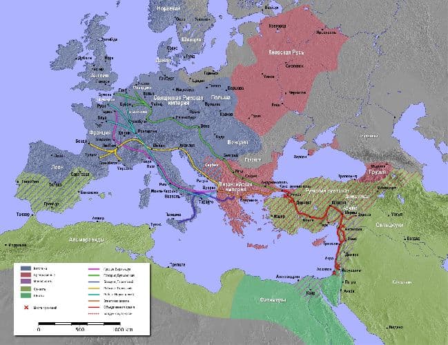 Цель крестовых походов кратко