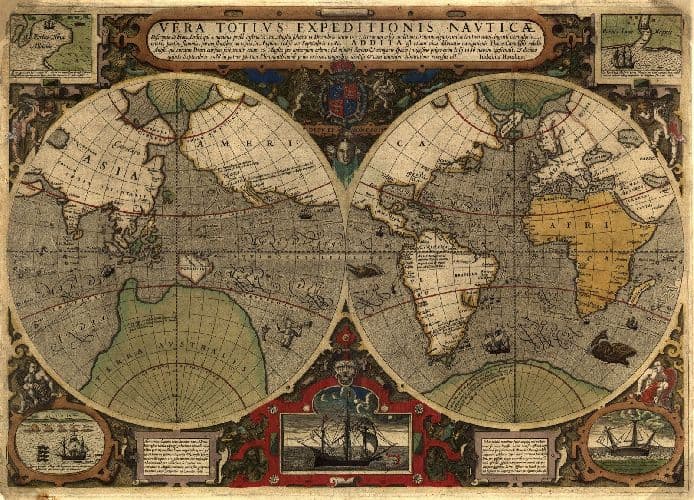 Части света и материки на карте нашей планеты с названиями (3 класс)