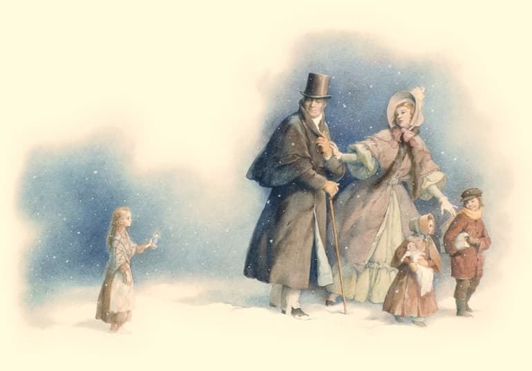 «Девочка со спичками» — краткое содержание рассказа Ганса Христиана Андерсена