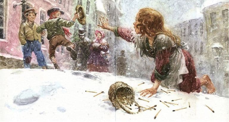 «Девочка со спичками» — краткое содержание рассказа Ганса Христиана Андерсена