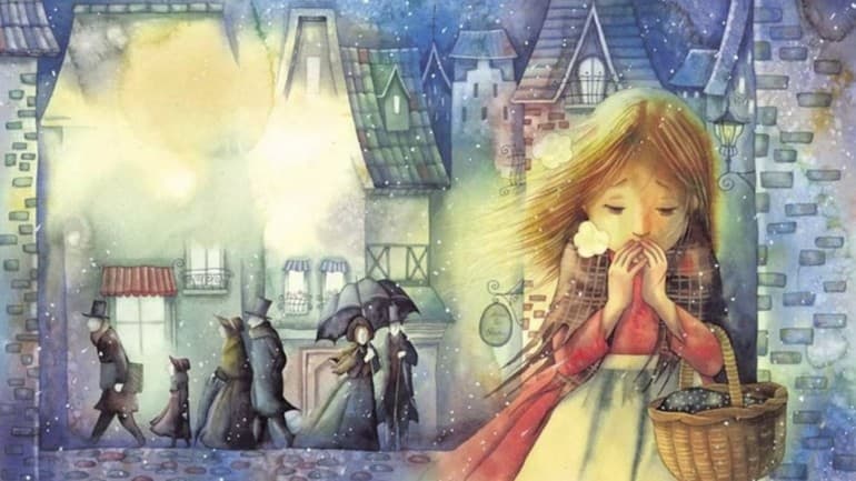 «Девочка со спичками» — краткое содержание рассказа Ганса Христиана Андерсена