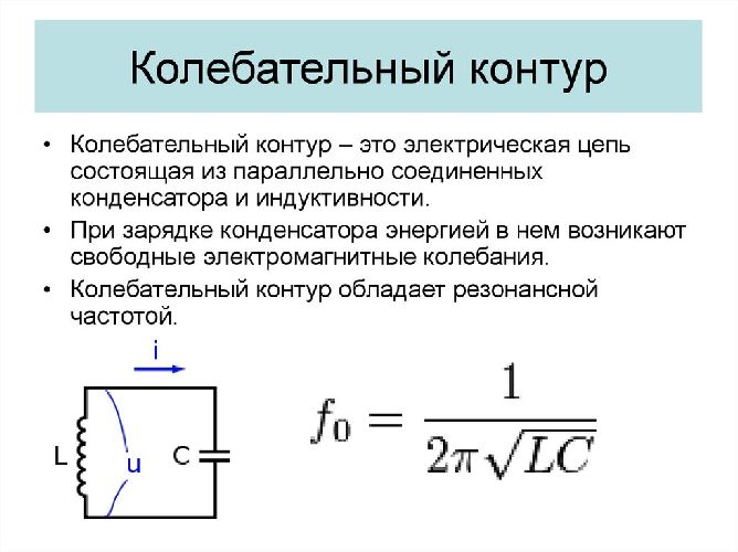 Электромагнитные колебания – формулы, определение, примеры с колебательным контуром кратко (11 класс)