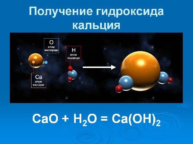 Гидроксид кальция – формула, количество вещества и молярная масса
