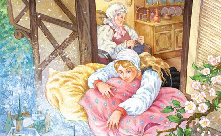 &laquo;Госпожа Метелица&raquo; &mdash; краткое содержание сказки братьев Гримм