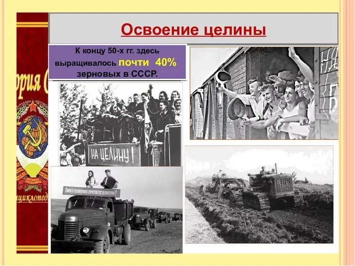 История освоения целины в СССР