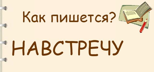 Как правильно писать: навстречу или на встречу