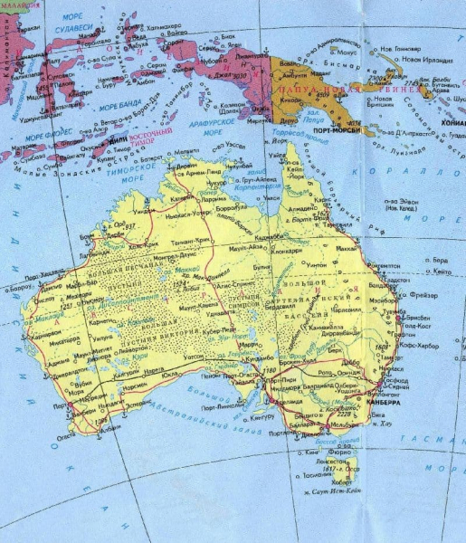 Климат Австралии &ndash; в каких климатических поясах расположен материк кратко