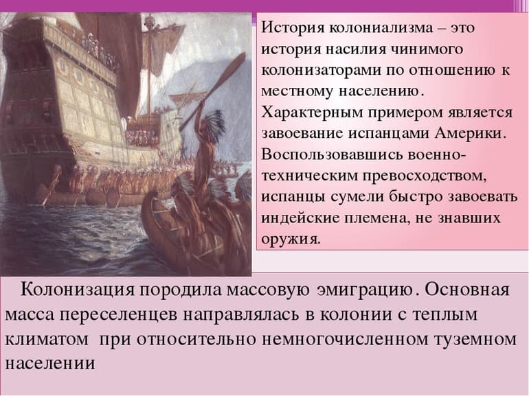 Колониализм — причины формирования и распада, последствия