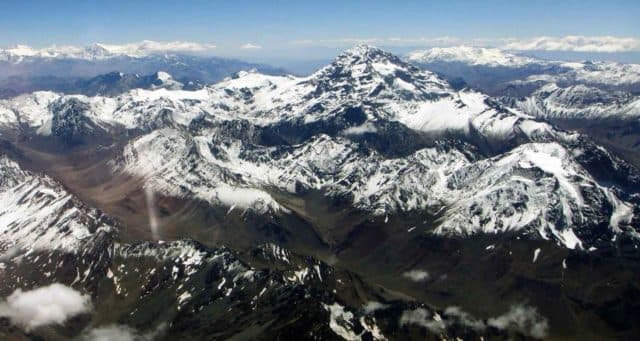 Координаты крайних точек Южной Америки в градусах, самая высокая точка материка