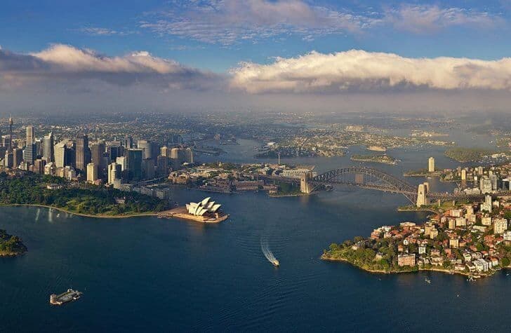 Крупные города Австралии списком и на карте