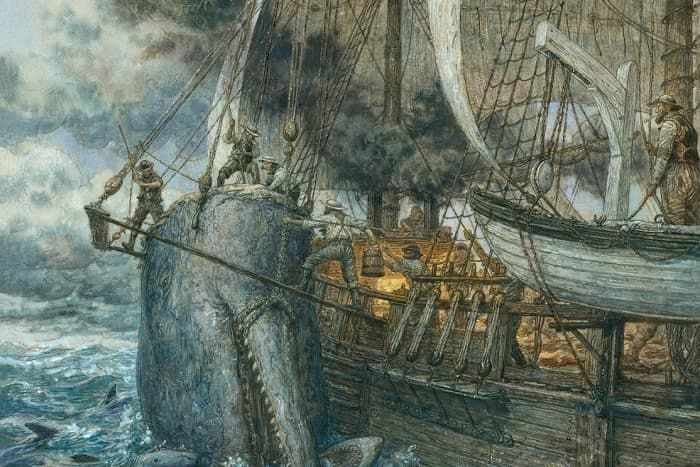 «Моби Дик, или Белый кит» — краткое содержание романа Германа Мелвилла