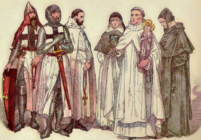 Монашеский орден духовных рыцарей в Католической церкви &ndash; кратко по истории 6 класс