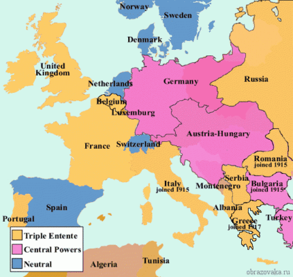 Национальный состав Зарубежной Европы – многонациональные и однонациональные страны