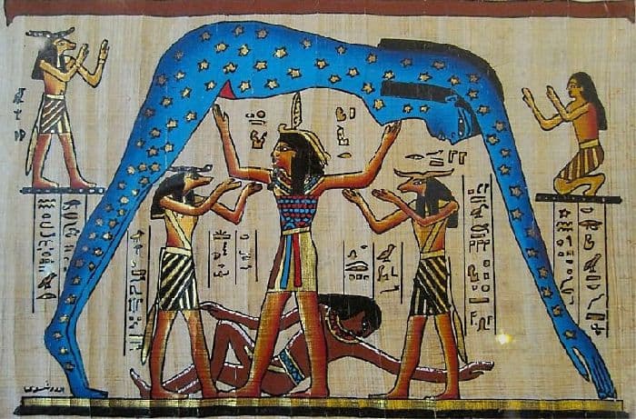 Нут – богиня неба в мифологии Древнего Египта