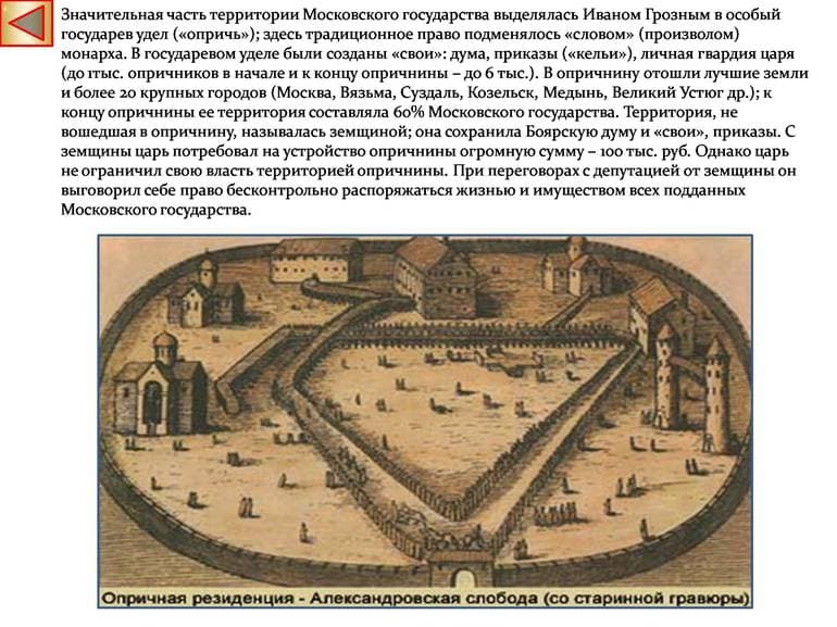 Опричнина Ивана Грозного (1565-1572) &mdash; причины, цели и итоги
