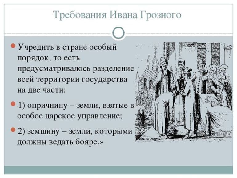 Опричнина Ивана Грозного (1565-1572) &mdash; причины, цели и итоги