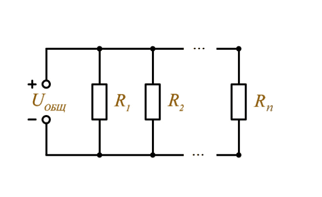 Параллельное соединение проводников &ndash; законы, формулы и схема сопротивления цепи